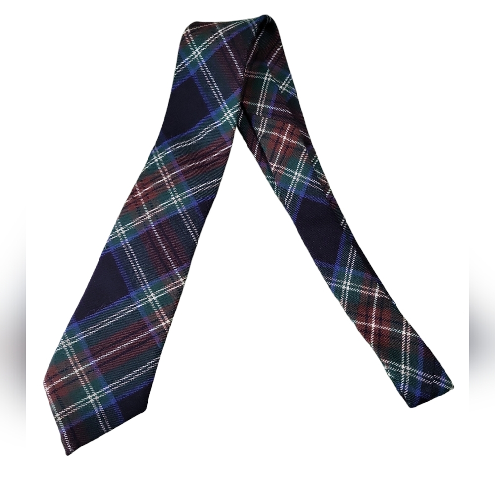 Bonobos 100% Wool Plaid Necktie